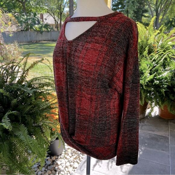 Plus size 143 Story Rust Fall Sweater Stretchy size 2X - Picture 1 of 8